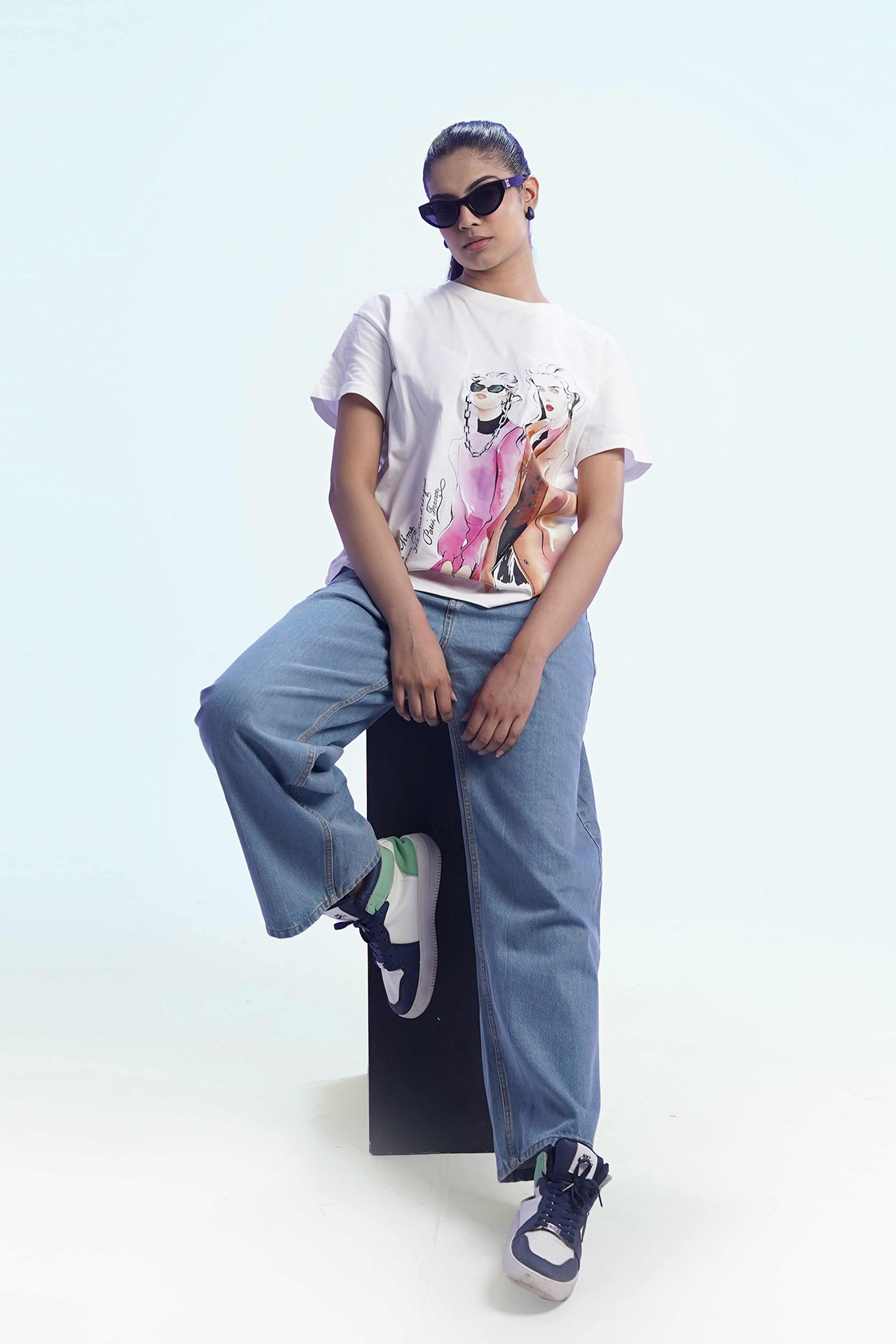 Fashion Girls Women Tee