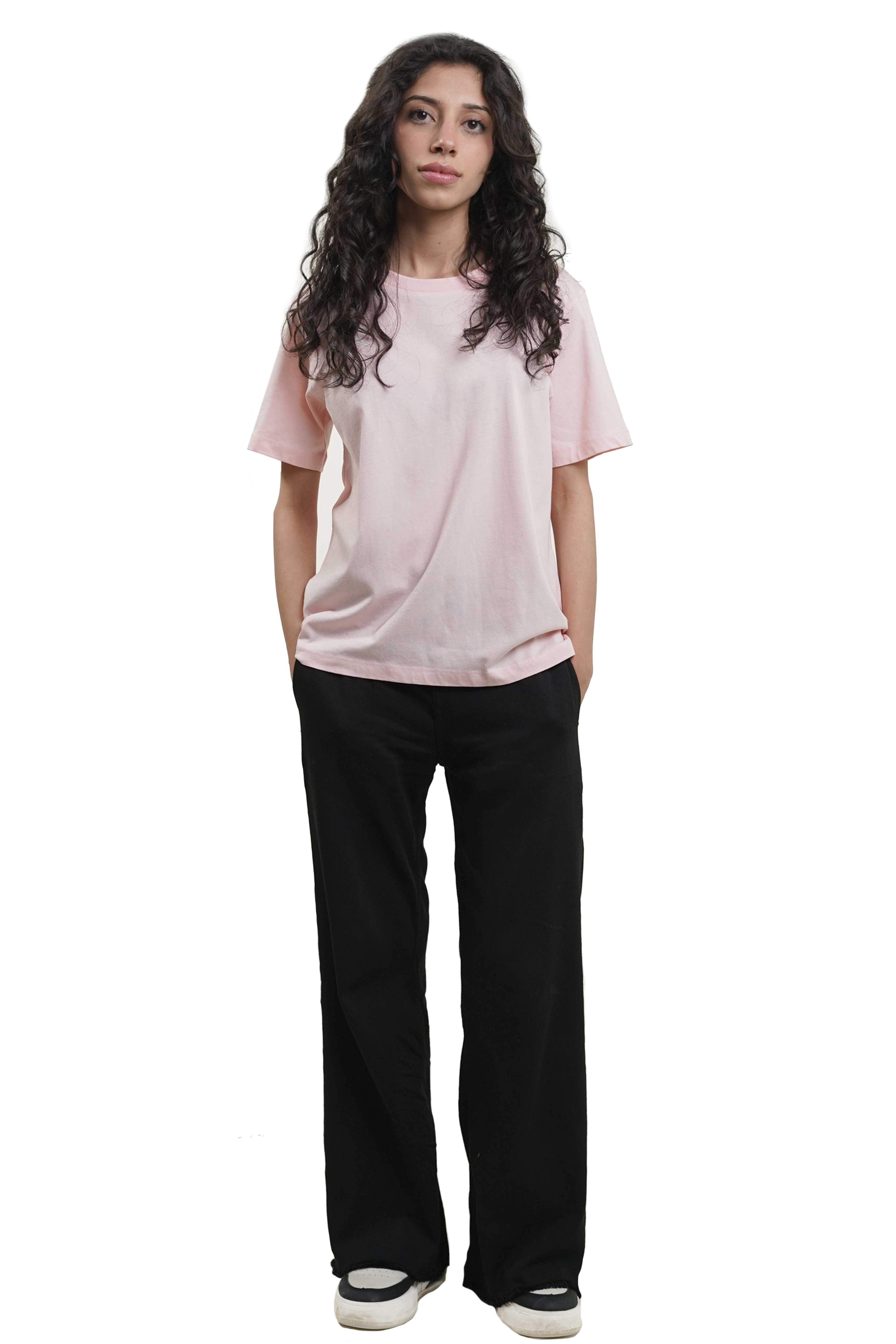 Plain Coral Women Tee