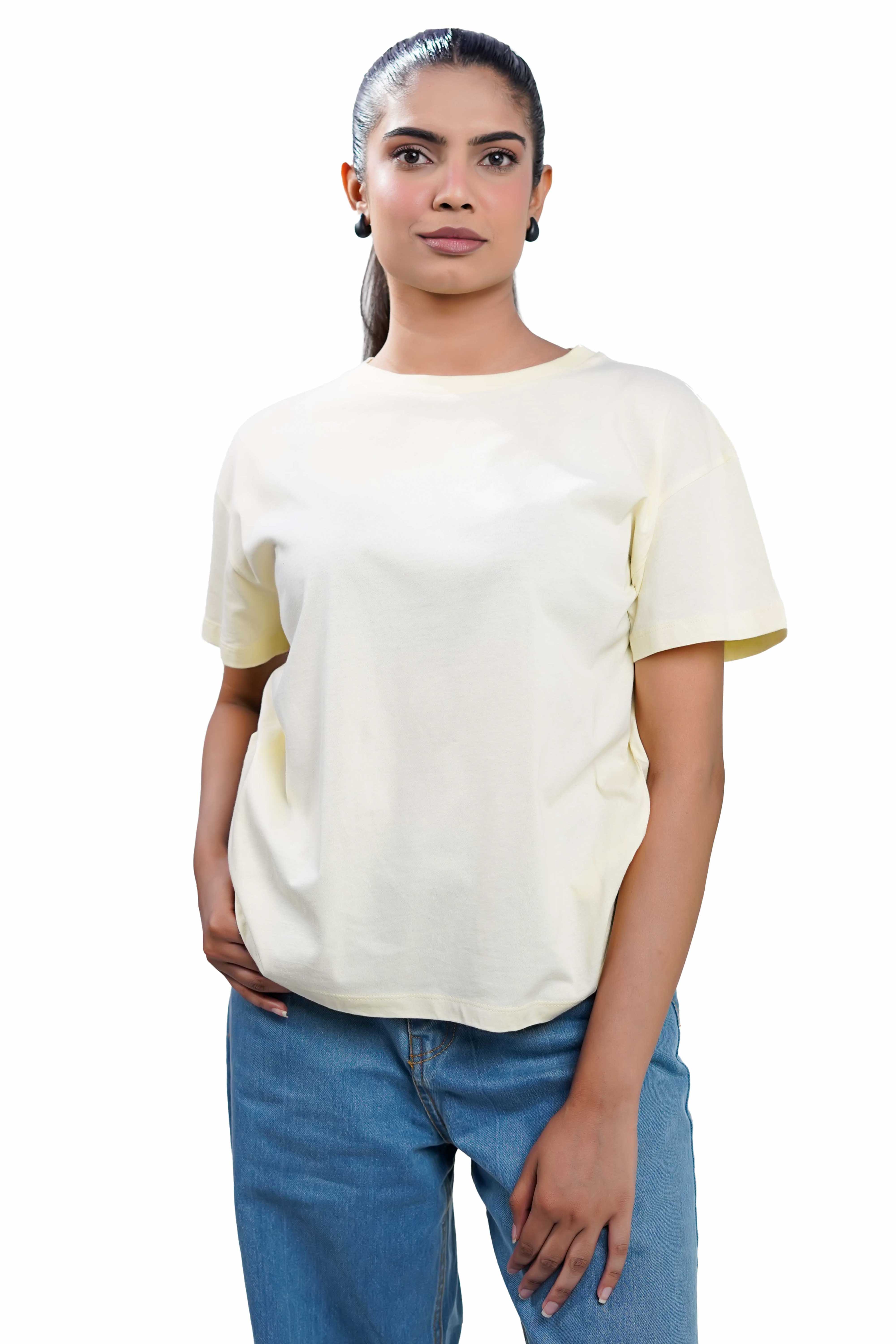 Plain Lemon Women Tee