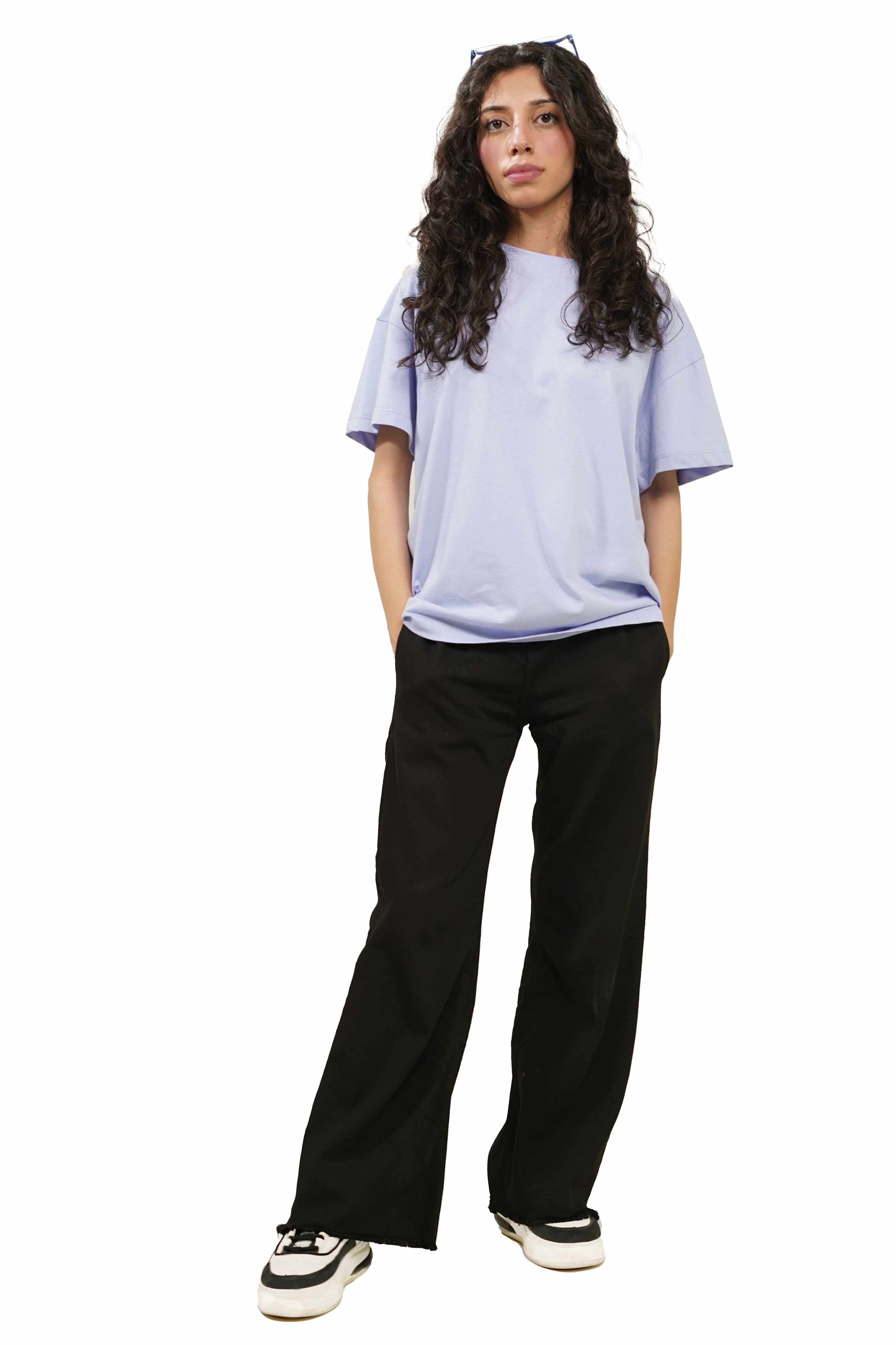Plain Lilac Women Tee