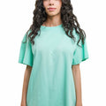 Plain Mint Green Women Tee