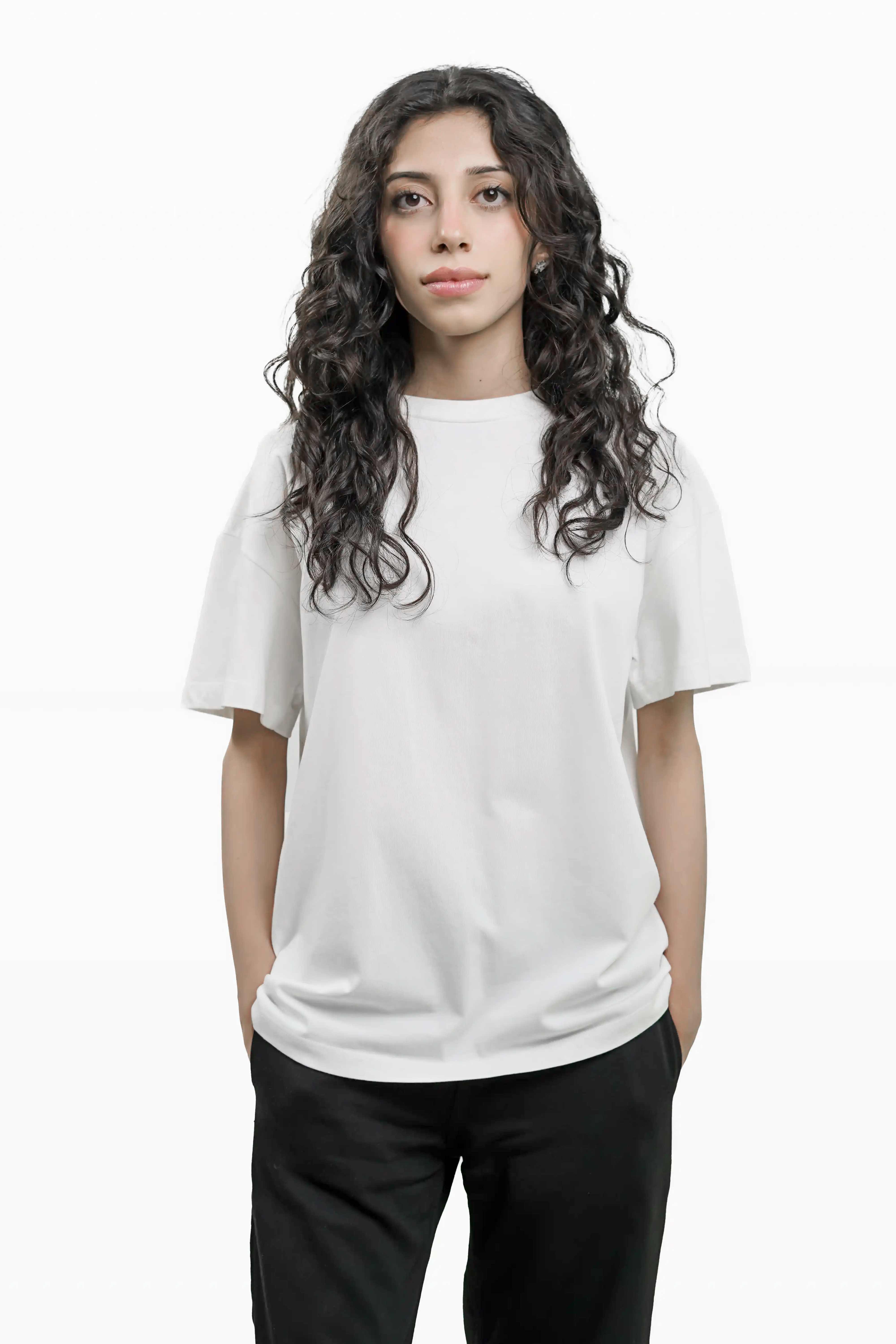 Plain White Women Tee