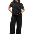 Black & Orange Women Tee