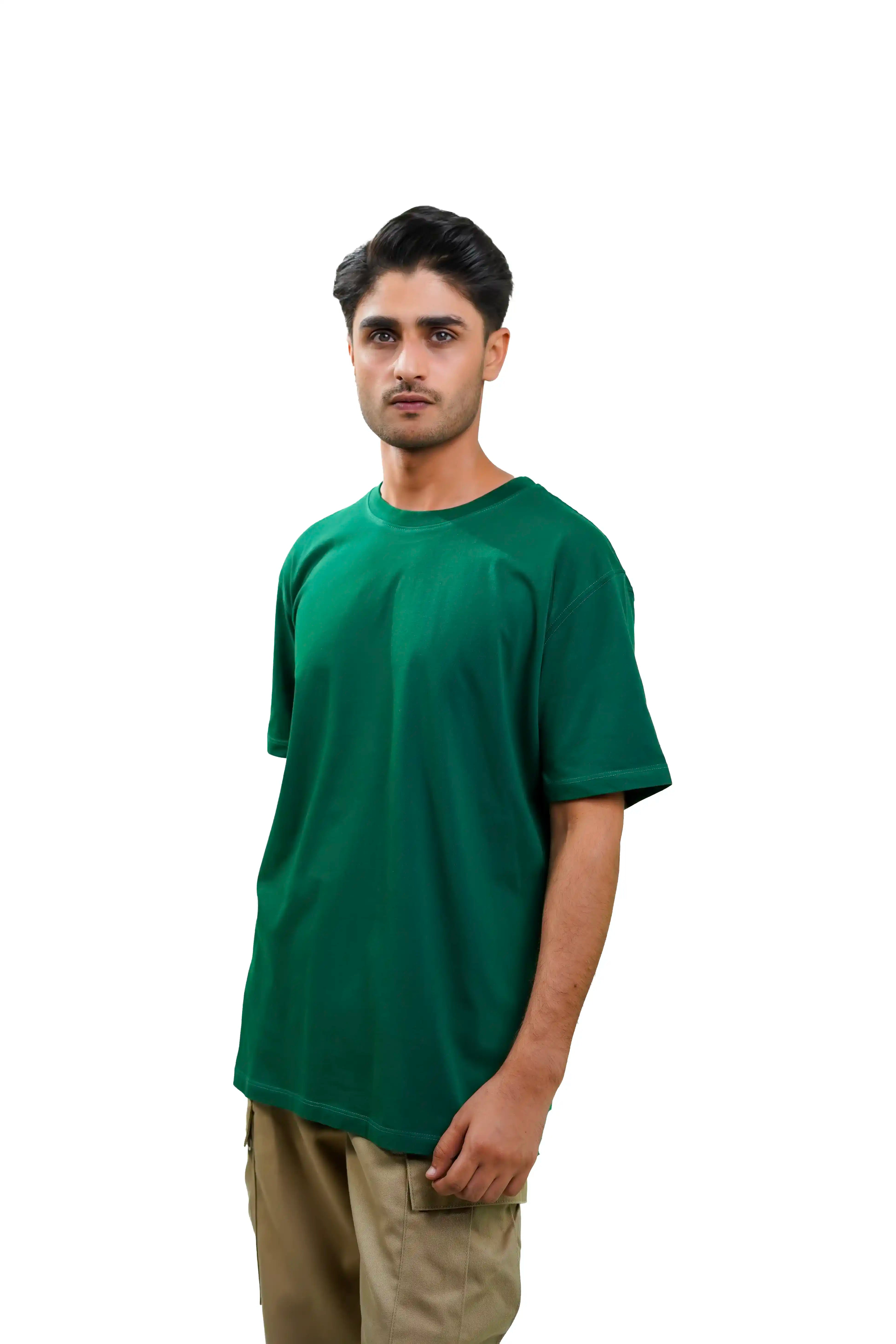 Plain Emerald Green Men Tee