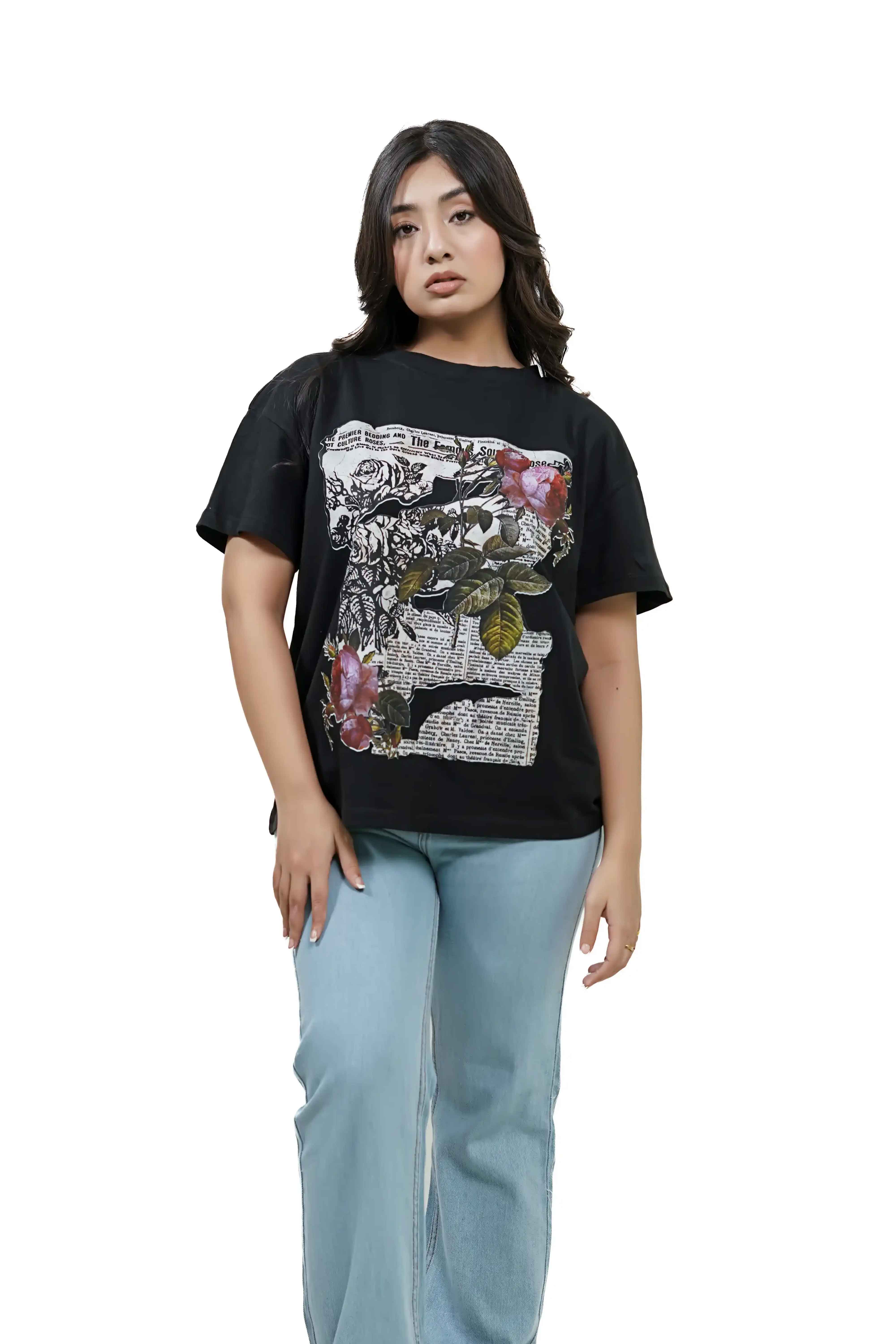 Vintage Rose Women Tee