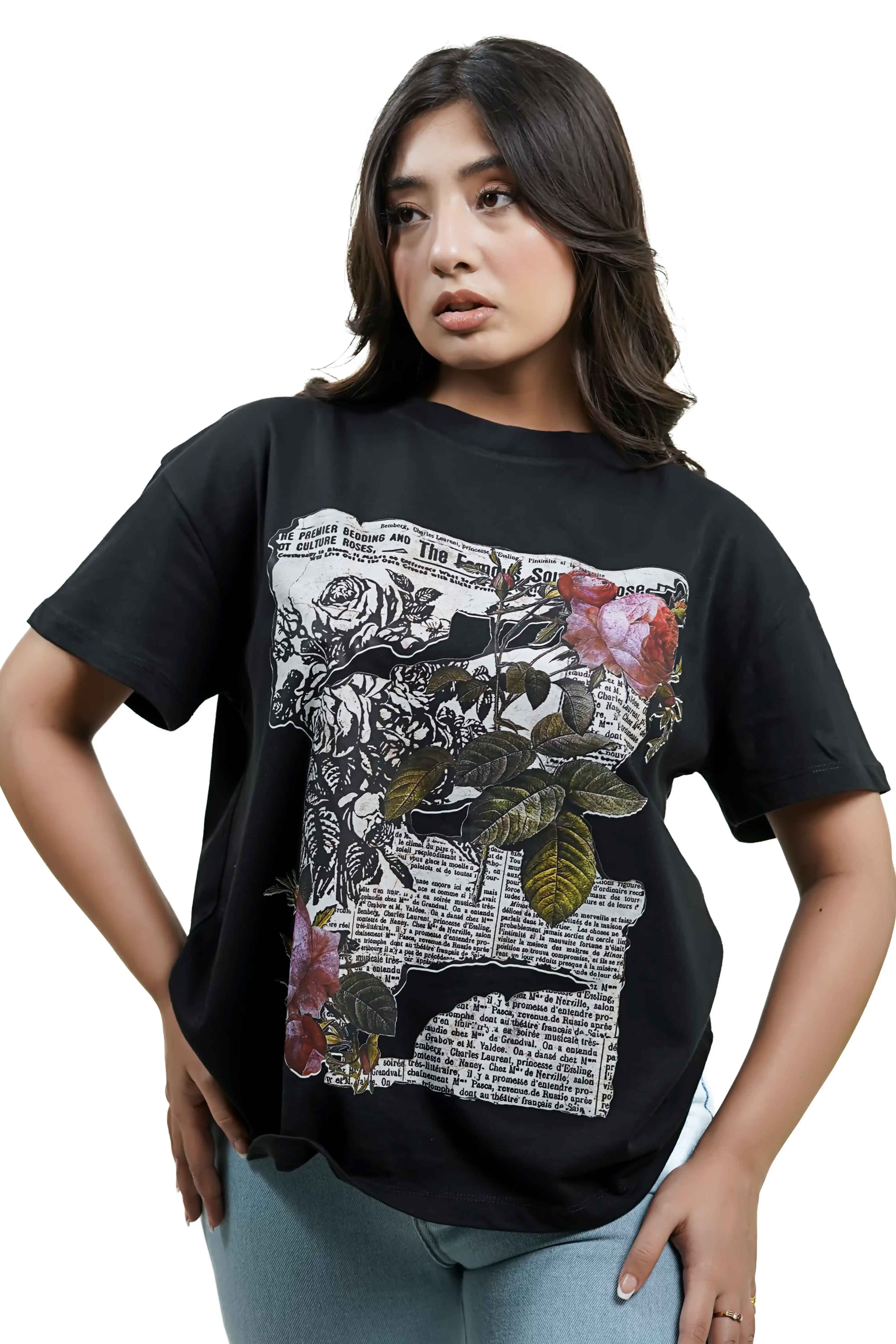 Vintage Rose Women Tee