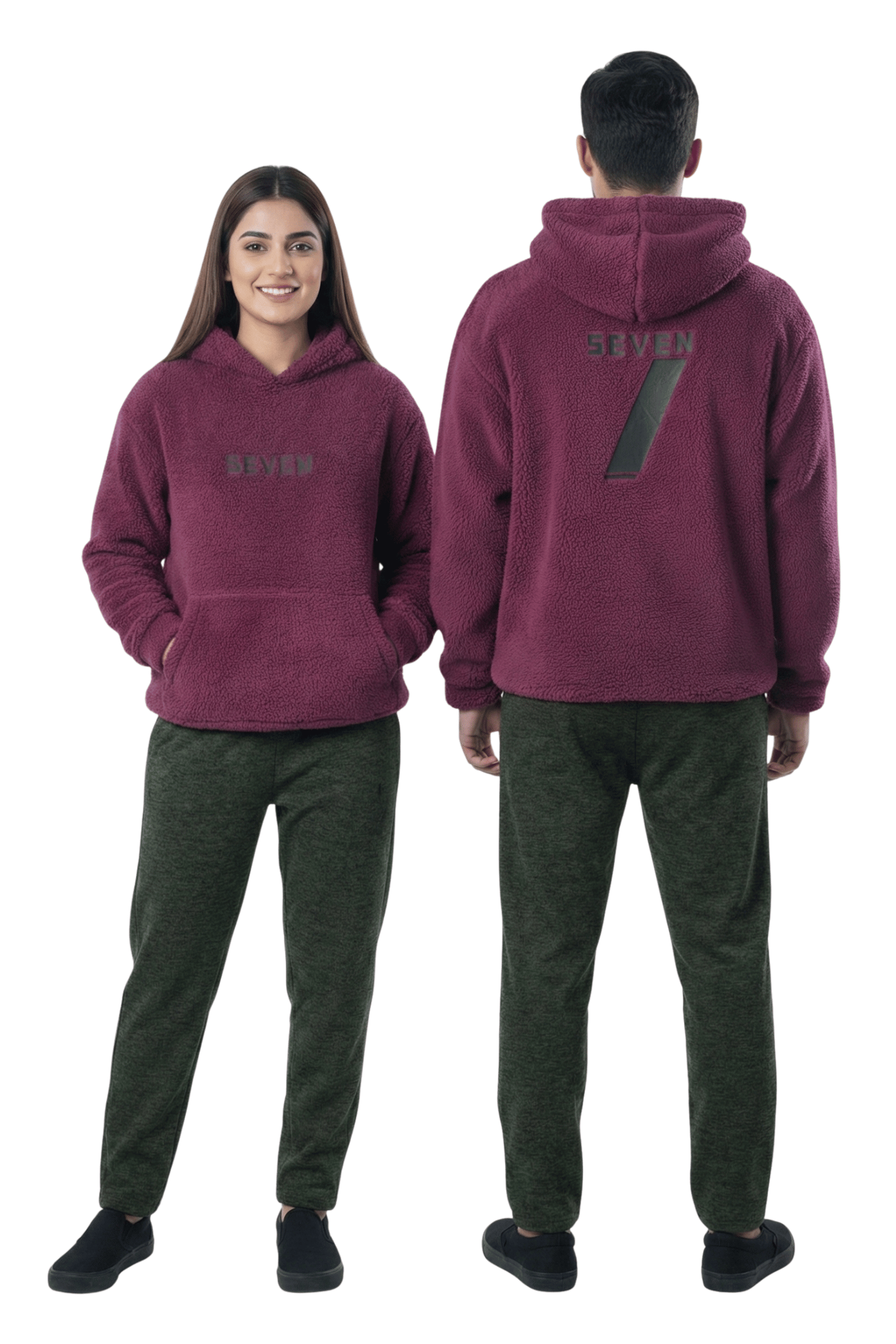 Garnet Plush Hoodie – Cozy Warmth Edition