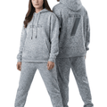 Cloud Grey Textured Tracksuit – Softline Comfort Edition