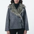 Smoke Peak Fur-Collar Puffer Jacket
