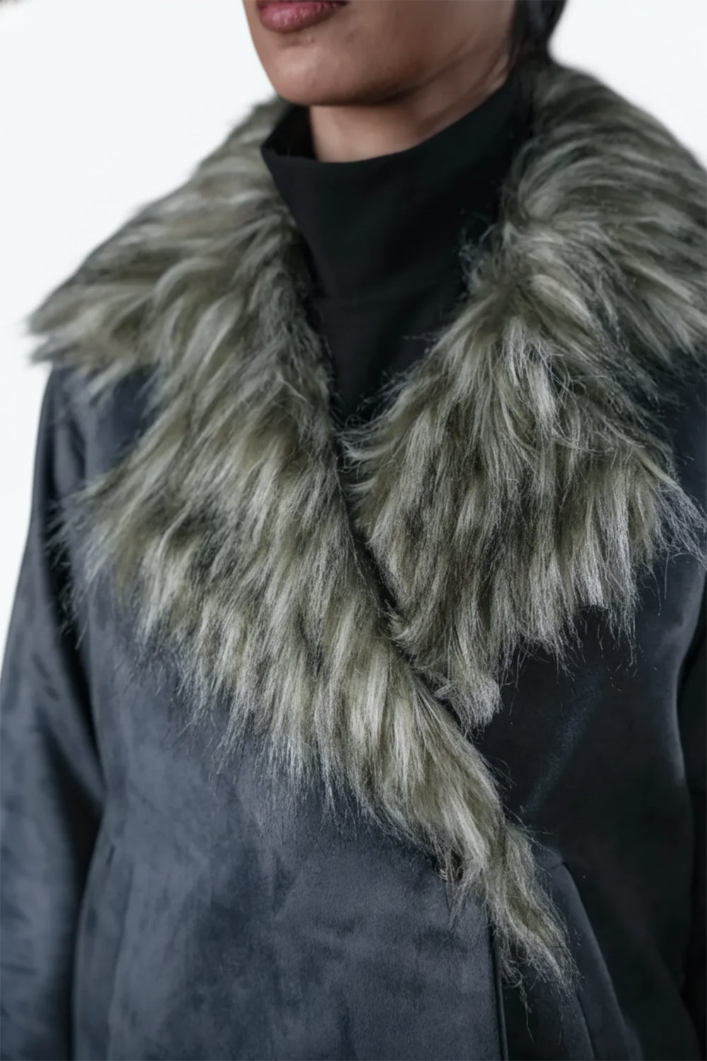 Smoke Peak Fur-Collar Puffer Jacket
