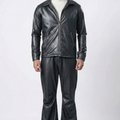 Men’s Retro Phantom Leather Co-ord Set