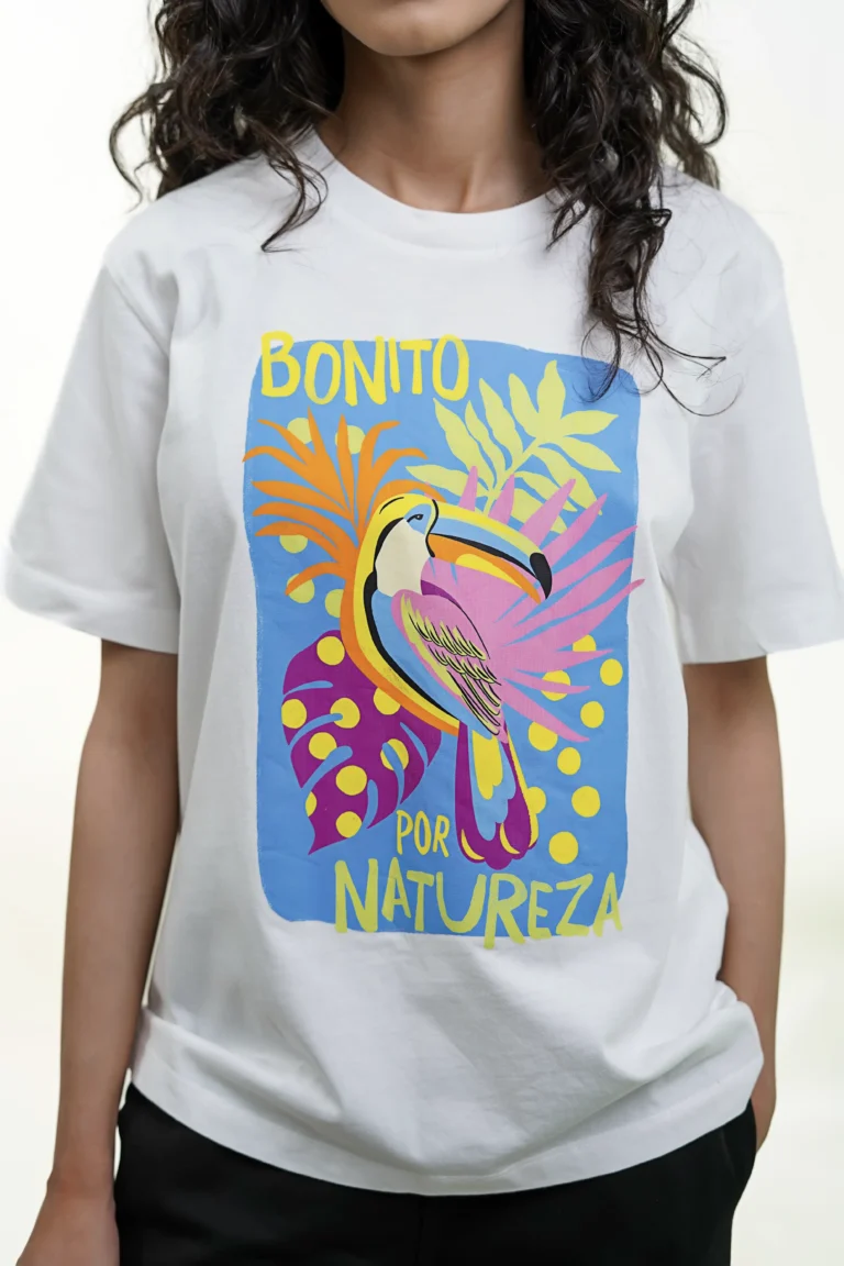 Bonito-women-t-shirt-put-on-2