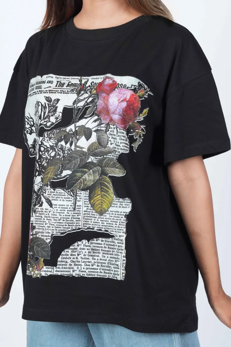 vintage-rose-women-tee-put-on-1